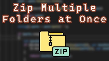 How to Zip Multiple Folders At Once in Windows (WinRar)