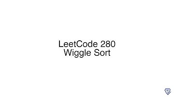LeetCode 280: Wiggle Sort