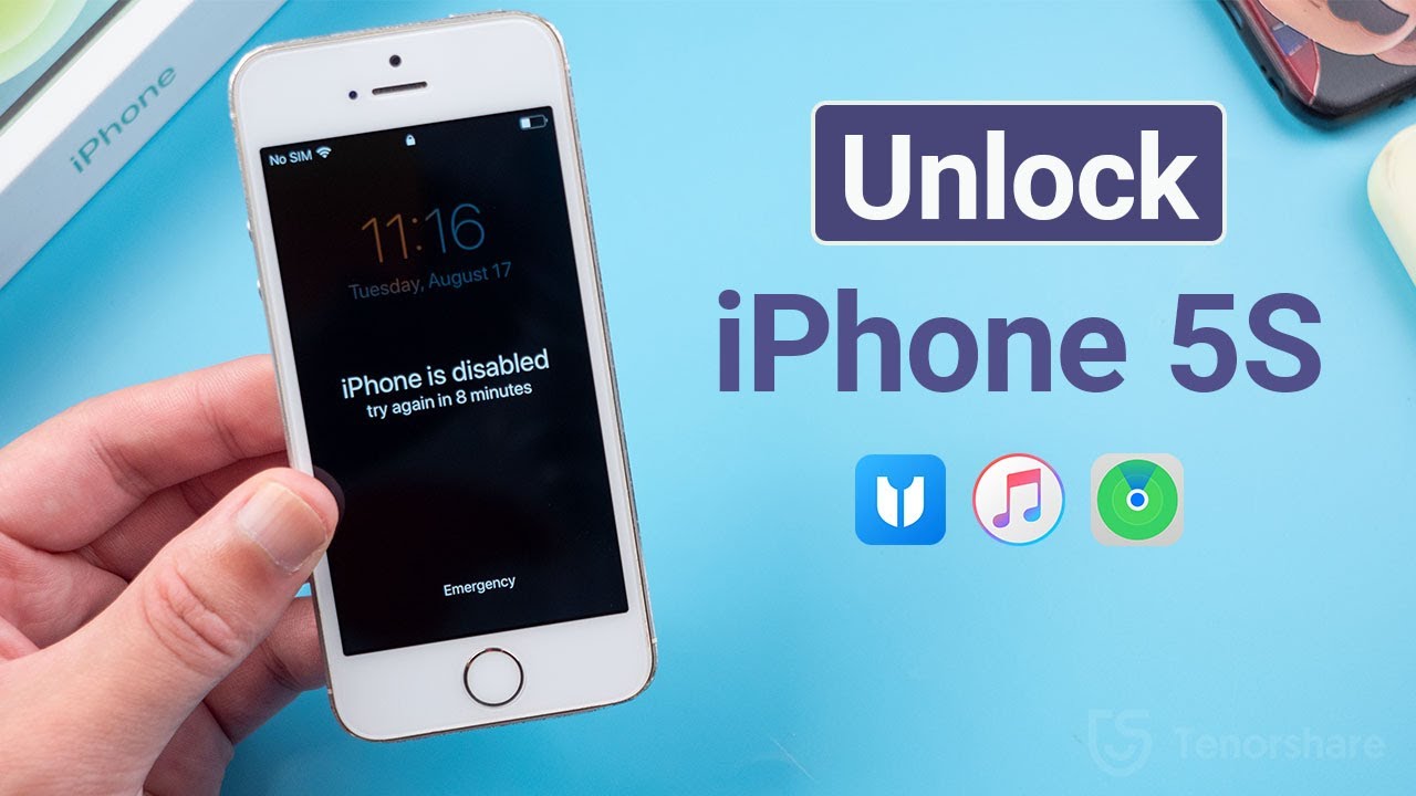 How Unlock iPhone 5S If Passcode! - YouTube