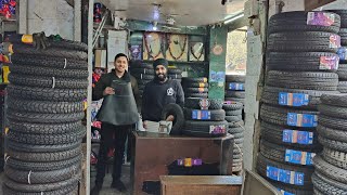 Starting Cost ₹0.70🧐| यहां Wholesale से भी कम रेट मिलेगा! Tyre & Accessories Wholesale Market