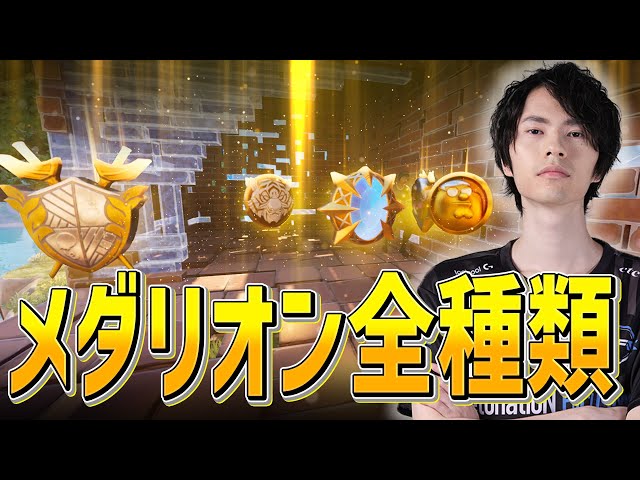 新要素『ソサエティメダリオン』全種類持つとどうなるの！？【フォートナイト/Fortnite】 class=