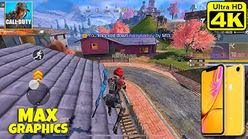 iPhone XR iOS 17.2 Call of Duty Mobile Test | IPHONE XR CODM MAX GRAPHICS GAMEPLAY