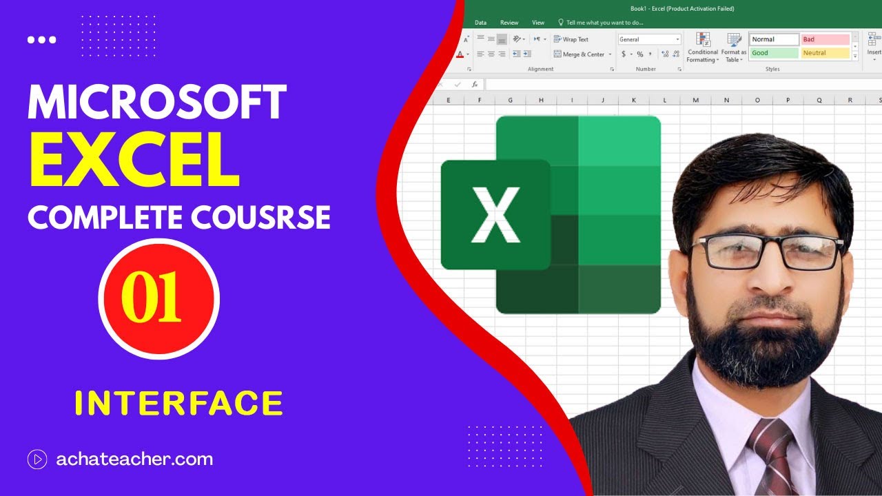 Microsoft Excel Interface Explained | Excel Tutorial for Beginners ...