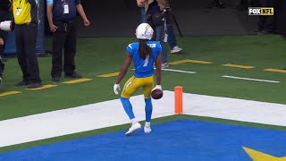 Herbert's TD loft to Johnston comes with all day to throw