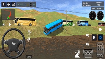 Euro Bus Driving Game Public Transportation 2025 Indonesia Bus Simulator New Android Gameplay #bus 