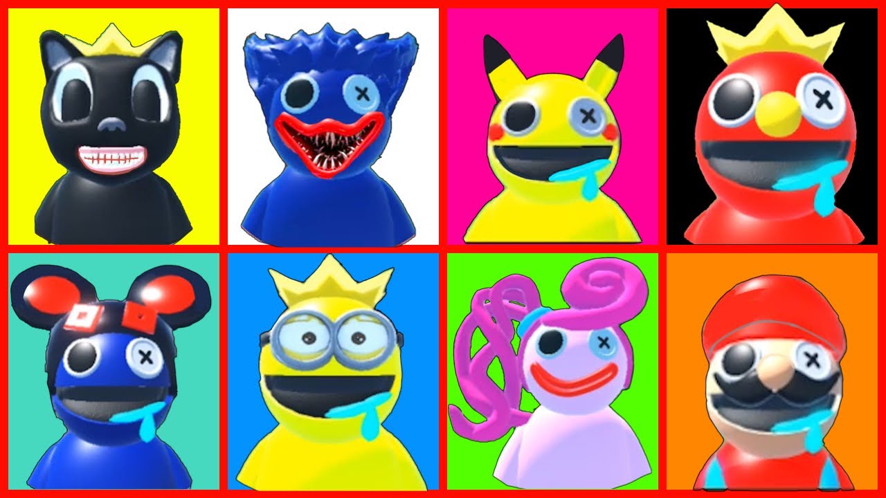 Rainbow Friends Combined with Famous Characters! [ROBLOX] - YouTube