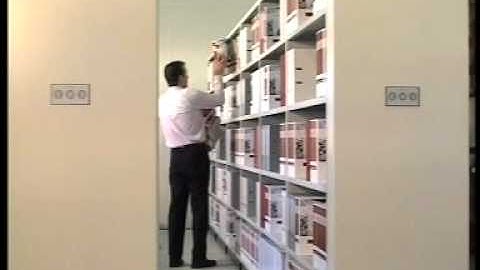 Compactus Electro mobile shelving from bruynzeel and constructor