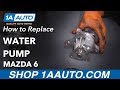 How to Replace Water Pump 2002-07 Mazda 6