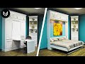 INCREDIBLE Space Saving Furniture - Murphy Bed Ideas ➤ 5