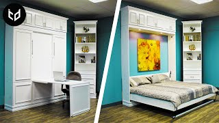 INCREDIBLE Space Saving Furniture  Murphy Bed Ideas ➤ 5