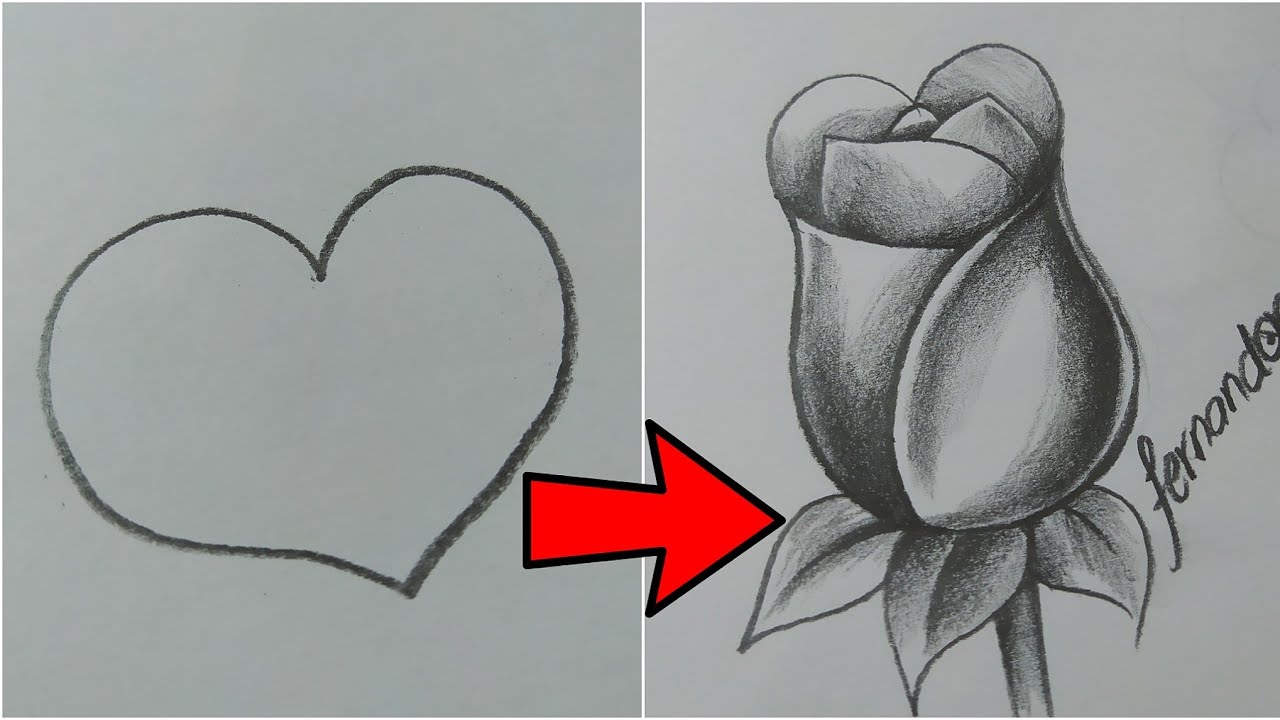 Dibujos faciles de corazones