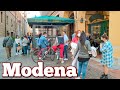 Beautiful weekend in Modena. Italy  - 4k Walking Tour around the City - Travel Guide. trends, moda