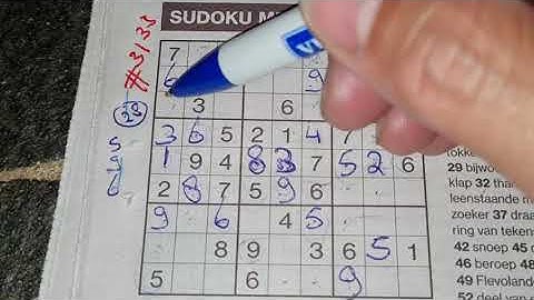 (#3133) We are in a red zone! Medium Sudoku puzzle. 07-22-2021