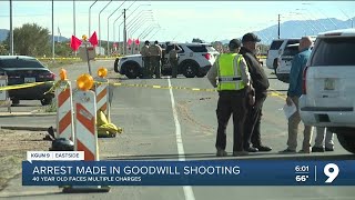 Arrest made in Goodwill center shooting