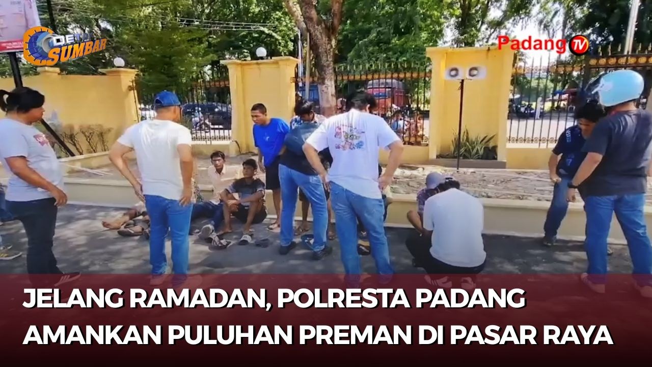 Operasi Penyakit Masyarakat Digencarkan, Padang Bersih dari Preman Jelang Ramadan