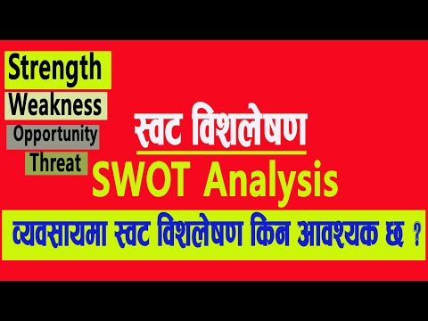 Swot Analysis in Nepali | Strength, Weakness,Opportunity and Threat Analysis | BBS Third Year