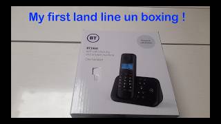 A first ! BT 3960 Landline phone un boxing review and install ! #landline #subscribe #viral