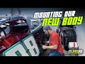 RACING Season Is Coming! Hanging our New Race Car BODY!