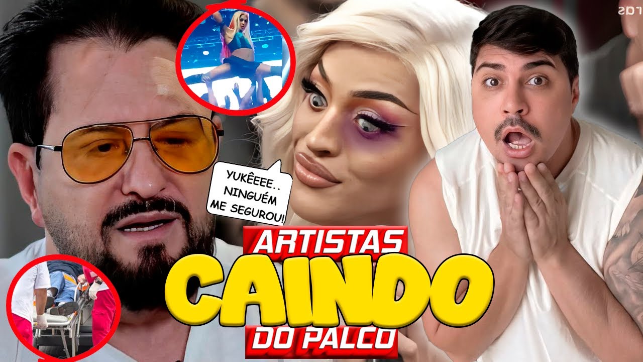 ARTISTAS CAINDO DO PALCO, QUEM RIR JA SABE! - YouTube