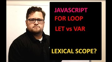Anatomy of a JavaScript For Loop (Lexical Scope vs Global Scope)