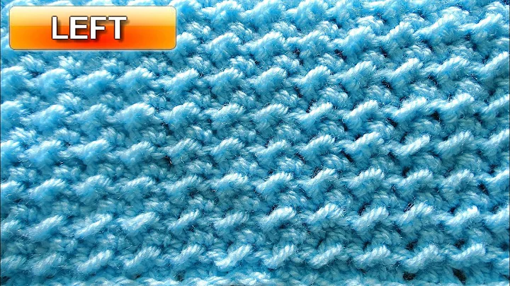 Learn the Beautiful Moss Crochet Stitch with Left-Handed Tutorial