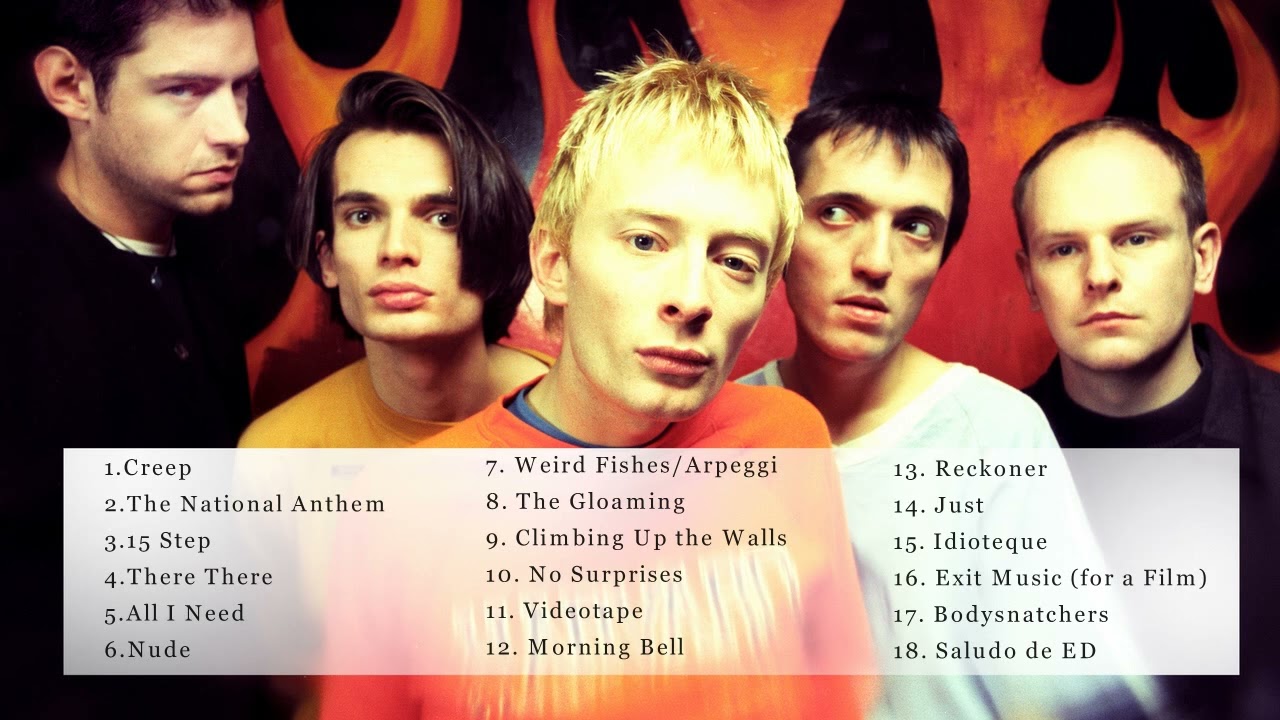 THE VERY BEST  OF RADIOHEAD  - RADIOHEAD  GREATEST HITS  - RADIOHEAD TOP SONGS