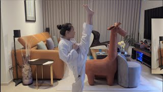 White Belt Pattern Tutorial 101 #Taekwondo #Whitebelt #kick 