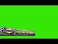 NASCAR SUNOCO Fueling Victories Green Screen for Stop Motions