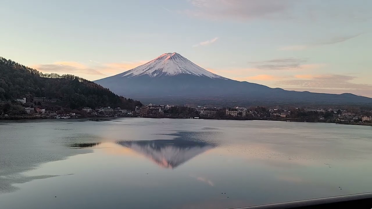 逆富士完整記錄@飯店陽台拍攝