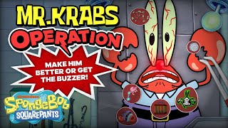 'Operation' Mr. Krabs | Every Time Mr. Krabs Had a Body Part Removed | SpongeBob