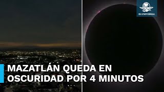 Así Anocheció En Mazatlán Por El Eclipse Solar 2024