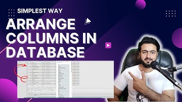 Move or Arrange Columns in Database PHPMyAdmin 2022 |  TechPointPk