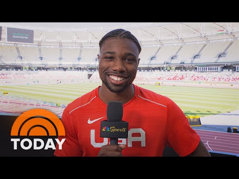 American sprinter Noah Lyles talks world championship, Paris 2024