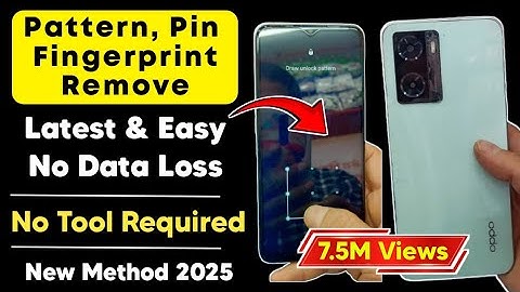 How To UnLock Pattern Lock On Android Mobile | Pattern Pin Fingerprint Screen Lock New Trick 2025