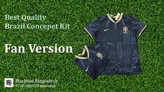 Brazil Football Jersey Fan Version Concept Kit 2022 Overview By Blackbud Bangladesh