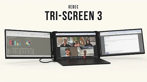 A Kickstarter Project We Love: Xebec Tri-Screen 3: Instantly Add Two Monitors To Any Laptop