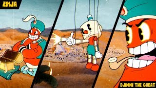 Cuphead - Djimmi the Great in Pyramid Peril Boss Fight (Perfect A+)