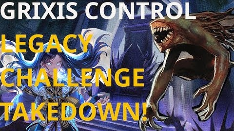 GRIXIS CONTROL TAKES DOWN LEGACY CHALLENGE sort of. MTG Legacy Grixis Control 9 matches this week
