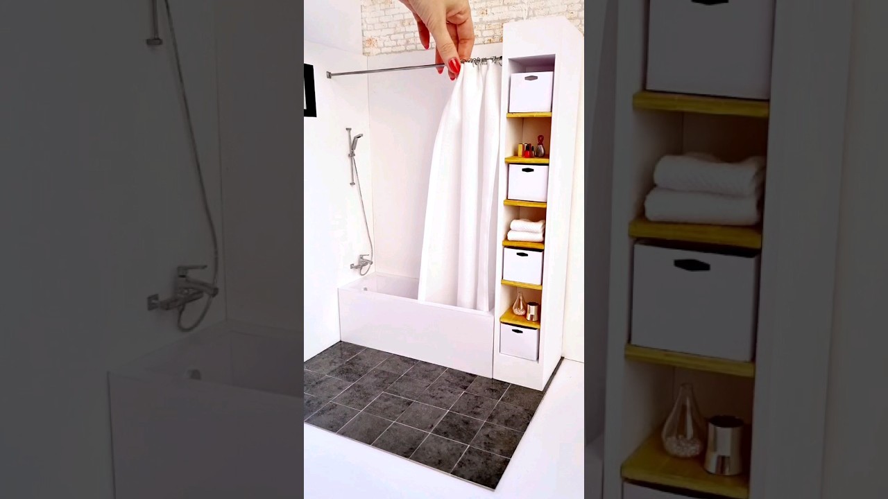 I made a MINIATURE BATHTUB for my dolls.. now YOU CAN make one, too! 