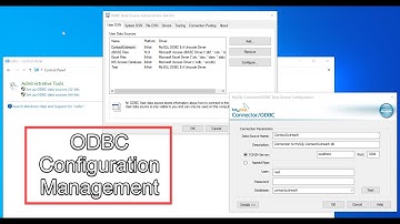 Manage ODBC Connections