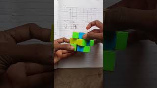 3×3 Rubic's Cube Tutorial For Beginners ll Viral Move Solve Cube ll 🇮🇳 #cube #shorts