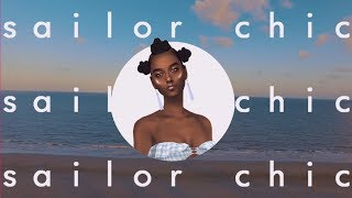 The Sims 4 | CAS | Tropical Sailor Chique