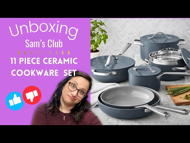 The Fearless Chef, Unboxing Sam's Club Ceramic Cookware Set
