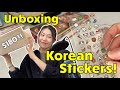 Big Haul Unbox Korean Stickers With Me