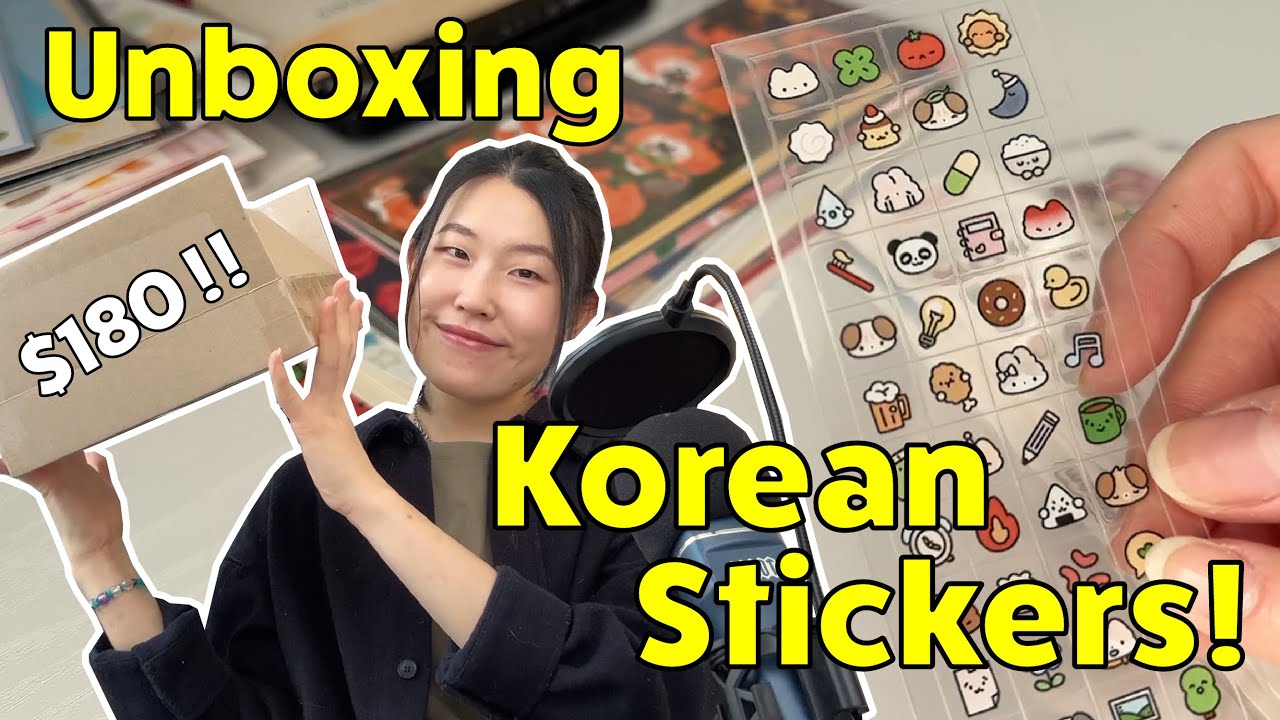 Big Haul!!! - Unbox Korean Stickers with me :)