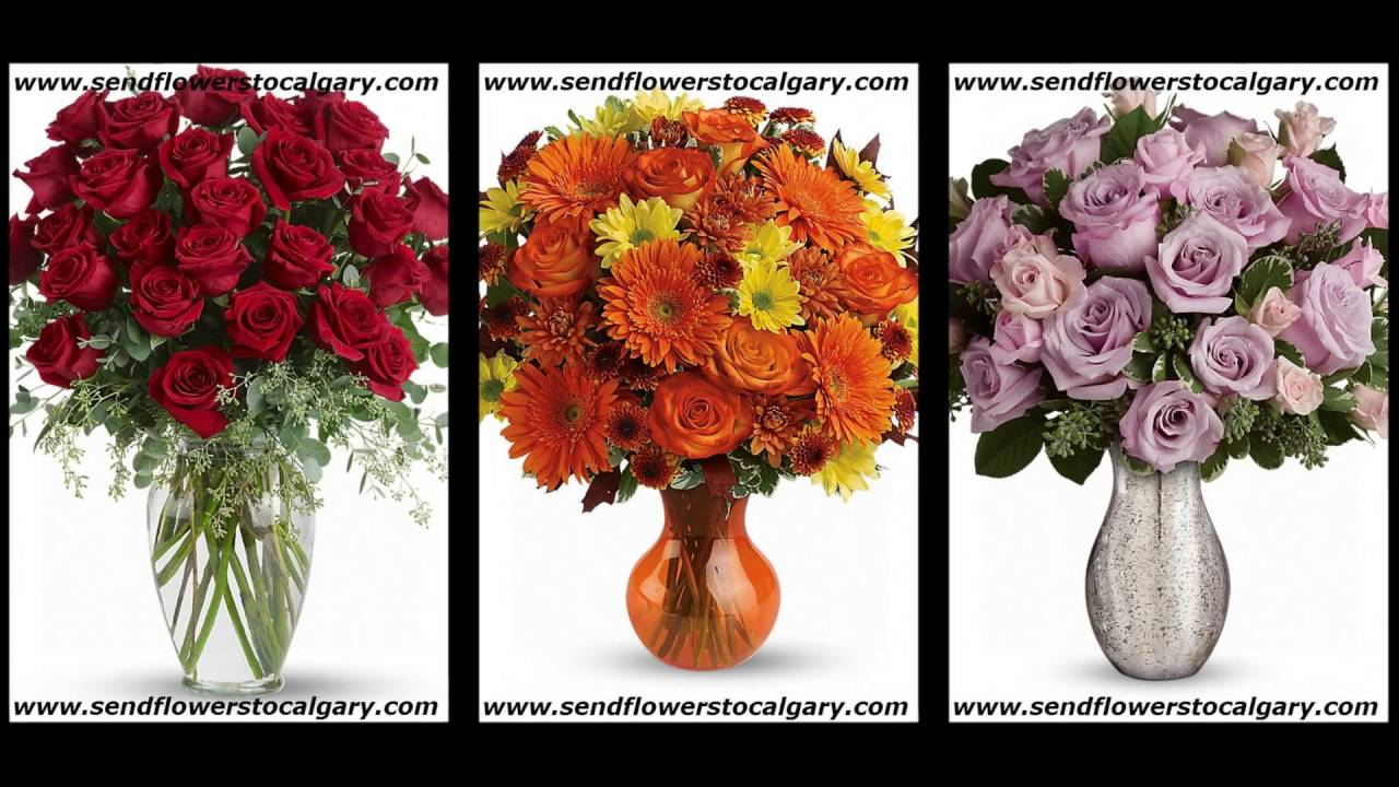 send flowers from US to Calgary, Canada