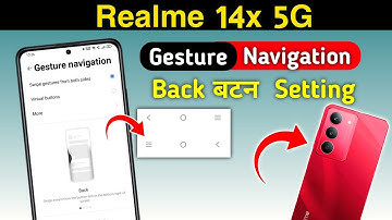 Realme 14x back button settings, Realme 14x change navigation buttons | Realme 14x 5G Side Button