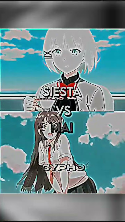 Miku VS Nino & Mai VS Siesta | Waifu Battle | Edit | #shorts