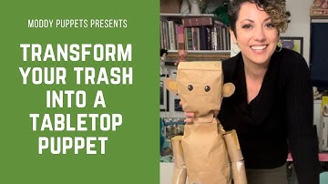 How to make a Tabletop Puppet out of Recyclables - Trash Puppet