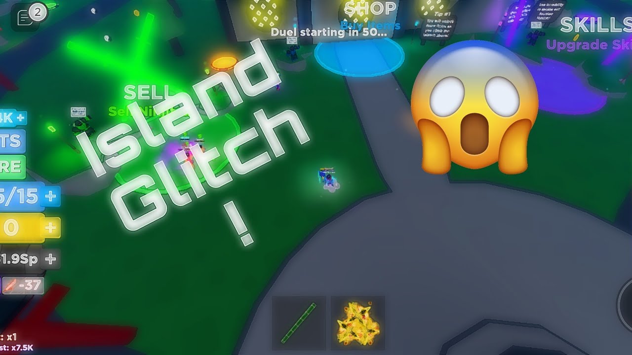 Ninja legends island glitch!
